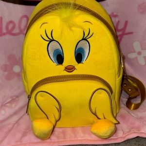 Looney Tunes Loungefly Tweety Backpack New